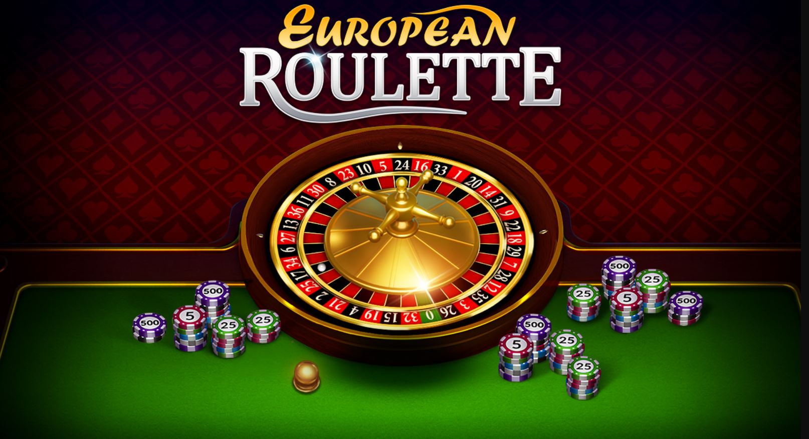 European Roulette table layout